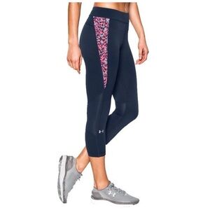 Navy and Pink Patterned Leggings